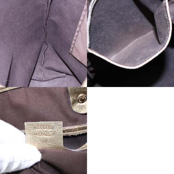 GUCCI GG Crystal Tote Bag Coated Canvas Beige Gold - Picture 12 of 12